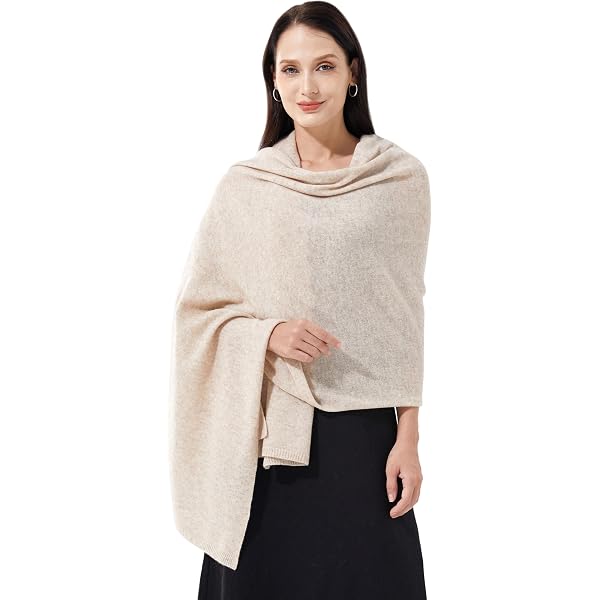 NUOHEMULE Yak Wool and Wool Blend Shawl Wraps for Women, Travel